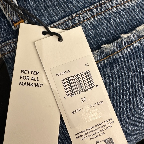 NWT 7 For All Mankind Logan Stovepipe Jeans, 25 - Picture 5 of 7